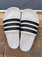 Adidas Adiletten in weiß, Größe 6 (39) Rheinland-Pfalz - Heimweiler Vorschau