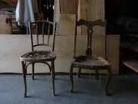 2 alte Stühle, alter Stuhl, Sessel Bayern - Pöcking Vorschau