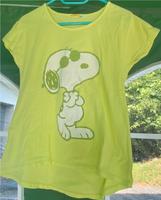 Zitronengrünes T-Shirt mit Snoopy Aufdruck Bayern - Roth Vorschau