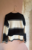 Süßer, gestreifter Pullover / schwarz, creme Berlin - Treptow Vorschau