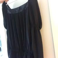 Elegante Bluse Benetton schwarz pailetten Puffärmel Nordrhein-Westfalen - Netphen Vorschau