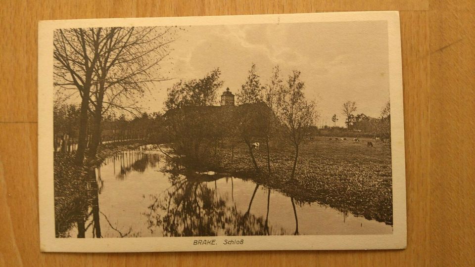 Postkarten aus Brake Lemgo, ca. 1930, 4 Stück in Lemgo