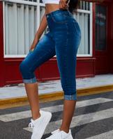 Stretch-Capri-Jeans Damen, Größe L – Neu & Ungetragen Baden-Württemberg - Schramberg Vorschau