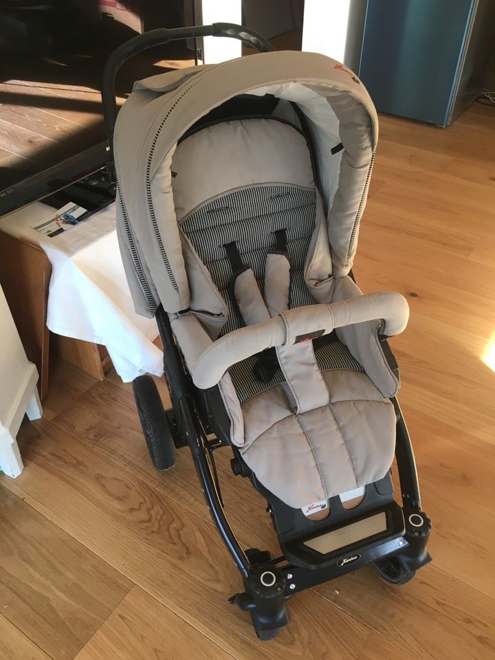 Kinderwagen Buggy Hartan Racer GT schwarz grau / beige in Köln