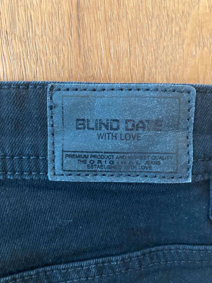 Damen Jeans - Blind Date - schwarz - Gr. 26 / 32 (XXS 32) in Markdorf