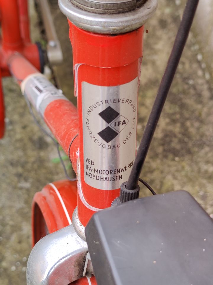 DDR Fahrrad IFA Touring Rot Herrenrad sehr guter Zustand in Schöneiche bei Berlin