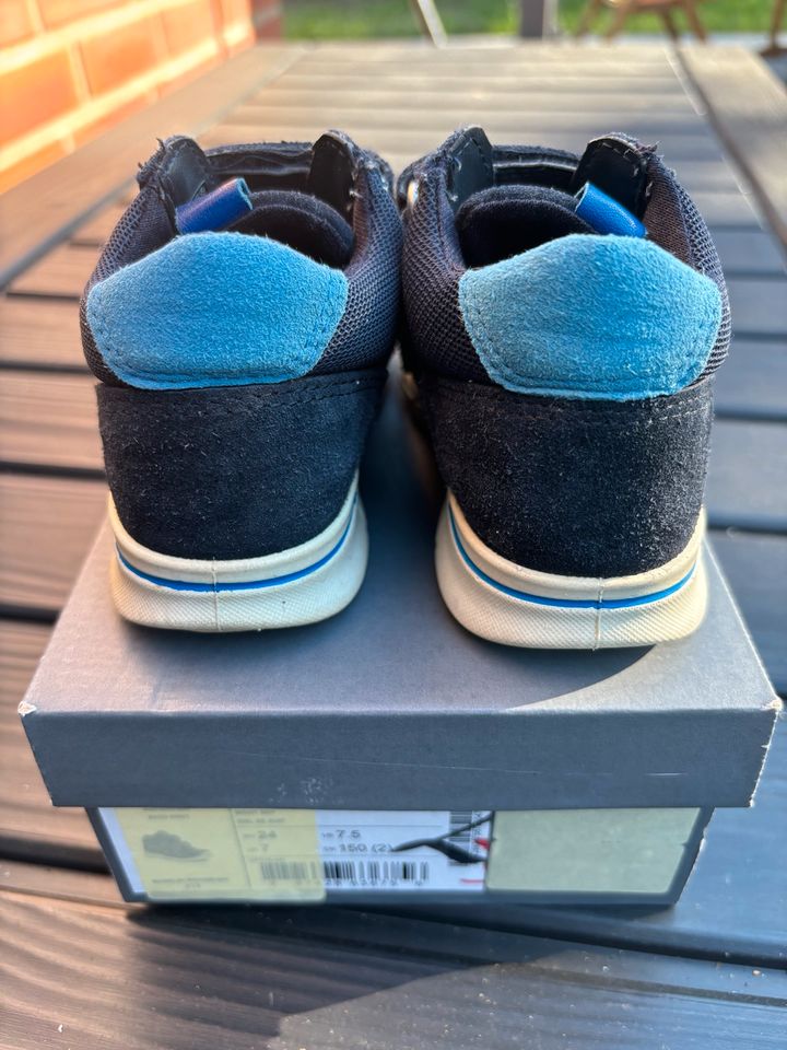 Baby Jungs Halbschuh Sneaker Jungs Ecco First 24 blau in Buchholz in der Nordheide