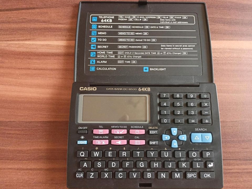 Casio DC-8500 Data Bank, Taschencomputer! Retro, Vintage, 90er! in Finsterwalde