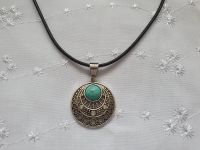 NEU_schwarze Kette mit edlem Amulett Anhänger+azurblaue Perle_NEU Niedersachsen - Wolfsburg Vorschau