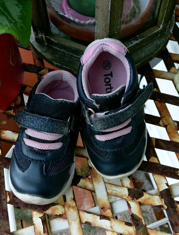Schuhe Gr. 20 Halbschuhe blau rosa in Osterwieck