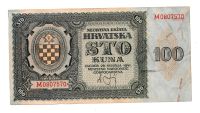 100 Kuna Banknote Kroatien 1941 VF Hessen - Niedernhausen Vorschau