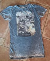T-Shirt Longshirt Hailys NEW YORK Gr. 170 176 grau blau Nordrhein-Westfalen - Bergheim Vorschau