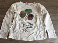 Mädchen T-Shirt Pullover Gr. 128 weiß Pailletten Wendepailletten Leipzig - Thekla Vorschau