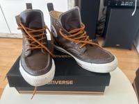 Original All Star Converse Chucks Leder Braun Gr.40 OVP neuwertig Brandenburg - Bernau Vorschau