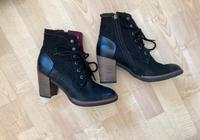 Tamaris Wildleder Stiefeletten, schwarz, Größe 37 Bayern - Neu Ulm Vorschau