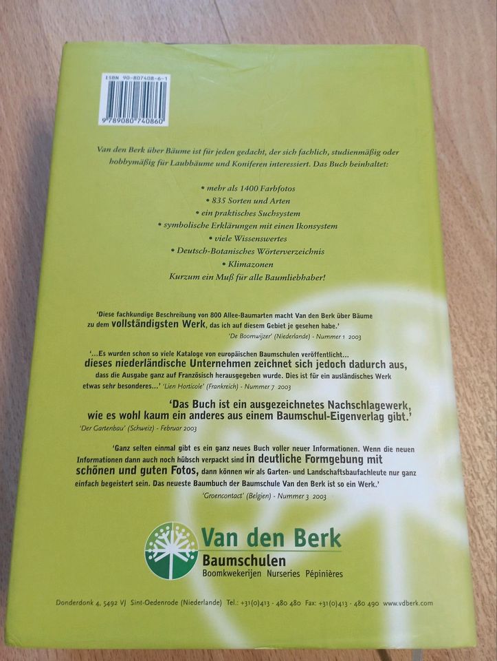 Van den Berk über Bäume Garten Buch Bibel Gala Bau in Minden