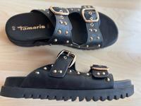 Tamaris Sandalen Pantoletten Schwarz 40 NEU Bayern - Rosenheim Vorschau