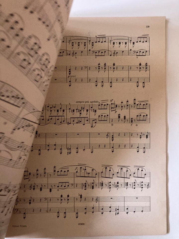 Brahms Klavier Konzert B-Dur Noten Notenbuch Klavier Piano in Ochtrup