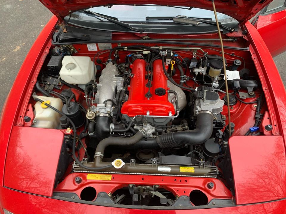 Mazda mx5 rot Cabrio mit neue TUV 3 April‘24 in Thalfang