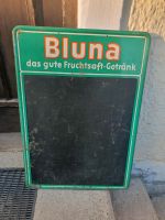 Bluna Blechschild 1950 Schreibtafel kein Emailschild Afri Cola Bayern - Kirchdorf a. Inn Vorschau