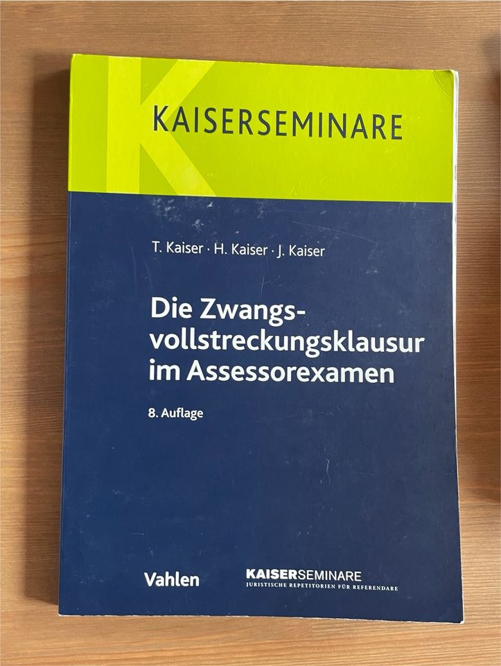 Die Zwangsvollstreckungsklausur im Assessorexamen 8. Auflage in Netphen