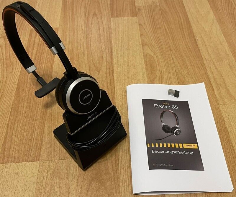 Jabra Evolve 65 schnurloses Headset, Link 370 Bluetooth-Dongle in Sehnde