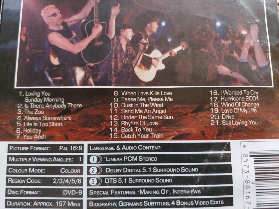 Scorpions Acoustica DVD Rock Metal in Saldenburg