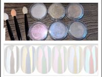 6er Mirror Aurora Pigment Set mit Applikator neu Bayern - Stein Vorschau