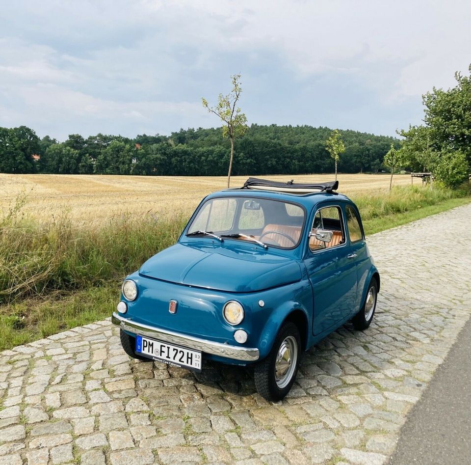 Fiat 500L Oldtimer Bj 1972 mieten fahren Hochzeit Event *Hugo* Gu in Potsdam