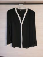 Neu Chiffon Bluse gr 40 42 schwarz weiß locker geschnitten Bayern - Fürth Vorschau