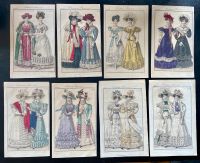 8 x Mode Costume parisien 1825-26 Journal des Dames et de modes Bad Zwischenahn - Bloh Vorschau