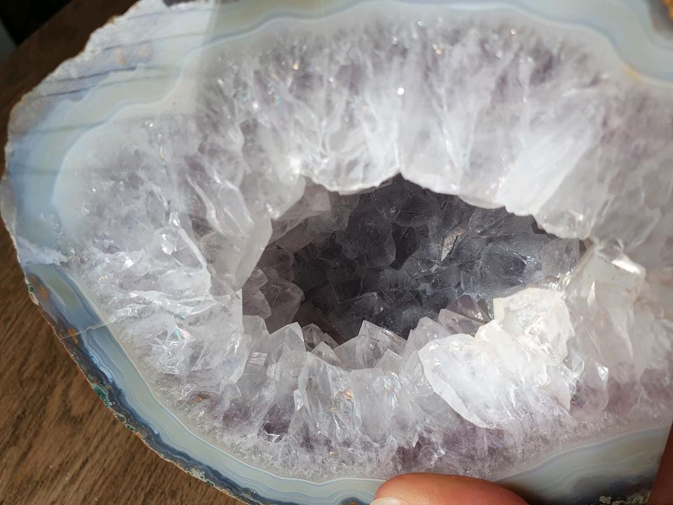 Amethyst Druse, chalcedon Druse, Achat, Mineralien in Solingen