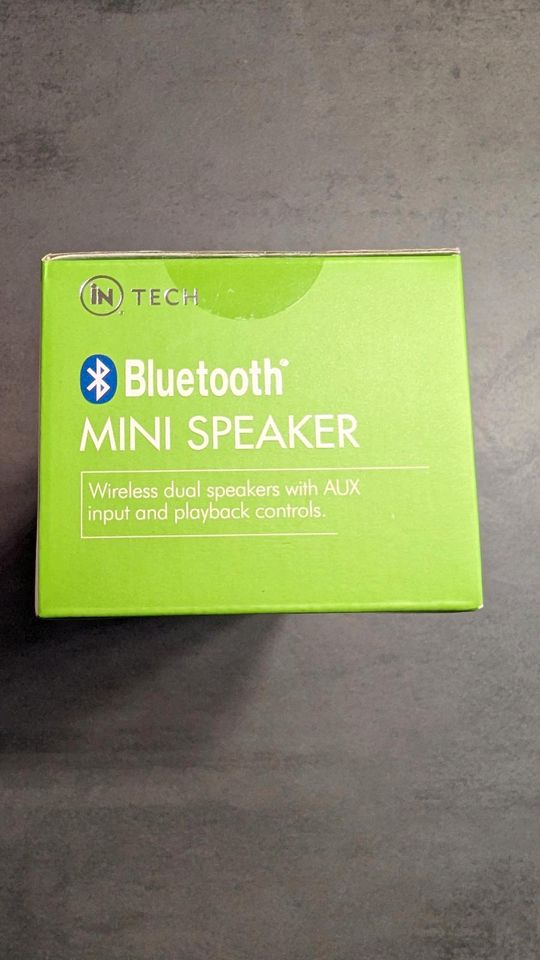 In-tech Bluetooth Mini Lautsprecher - Baustellenradio *neu, Rechn in Stapelburg