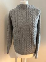 Mango Basic Strickpullover S 36 Grau zopfmuster  Pulli Baden-Württemberg - Edingen-Neckarhausen Vorschau