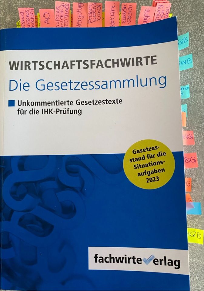 Wirtschaftsfachwirte Die Gesetzessammlung in Fürstenfeldbruck