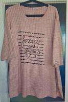 Bouclè Stretch-Pullover 3/4 Arm Pailletten Druck rosa Gr. 52 / 54 Nordrhein-Westfalen - Mülheim (Ruhr) Vorschau