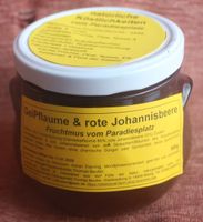 Gänseeipflaume küsst rote Johannisbeere-Mus 900g, 70% Frucht Brandenburg - Bad Belzig Vorschau