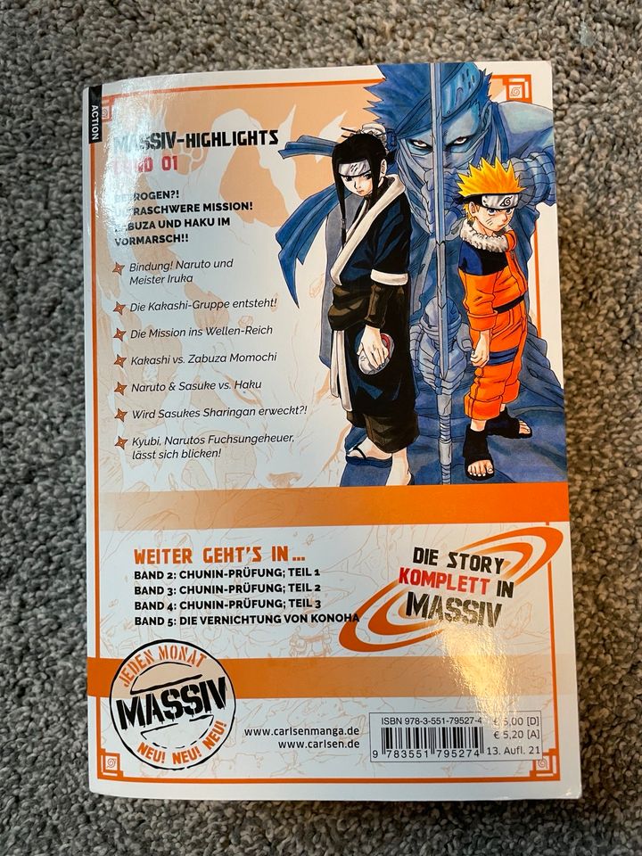 Naruto Massiv Band 1 in Kisdorf