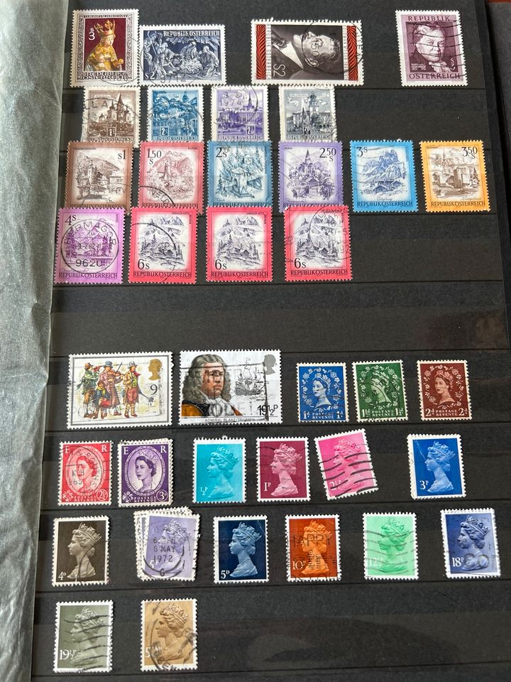 Briefmarkensammlung Europa, USA, Asien, Sowjetunion in Hamburg