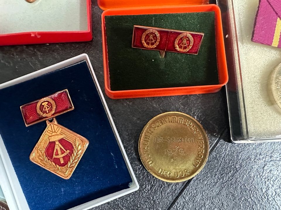 Medaillen Sammlung der DDR in Bleicherode