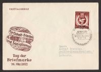 Briefmarken ERSTTAGSBRIEF "Tag der Briefmarke" DDR 1952 Sachsen - Hainichen Vorschau