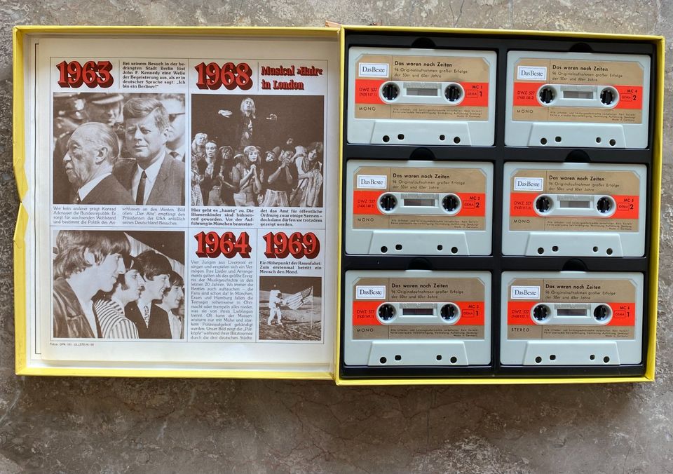 6 MC-Box: „Das waren noch Zeiten“ 96 Originallaufnahmen in Lübeck