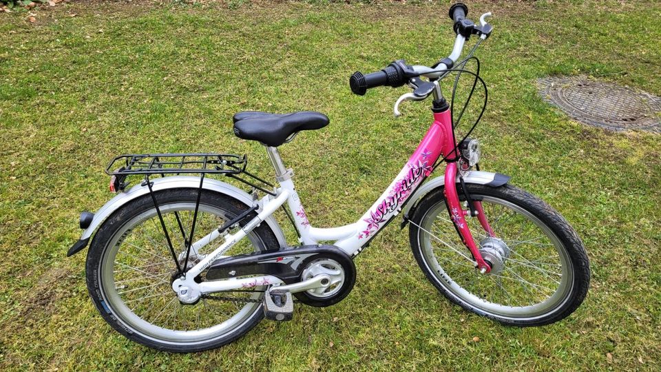 Puky Skyride Fahrrad Mädchen 20 Zoll Pink/Weiss 3-Gang in Neu-Anspach
