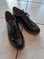Paar Schnürschuhe dunkelblau metallic Catwalk Gr 38 Niedersachsen - Bohmte Vorschau