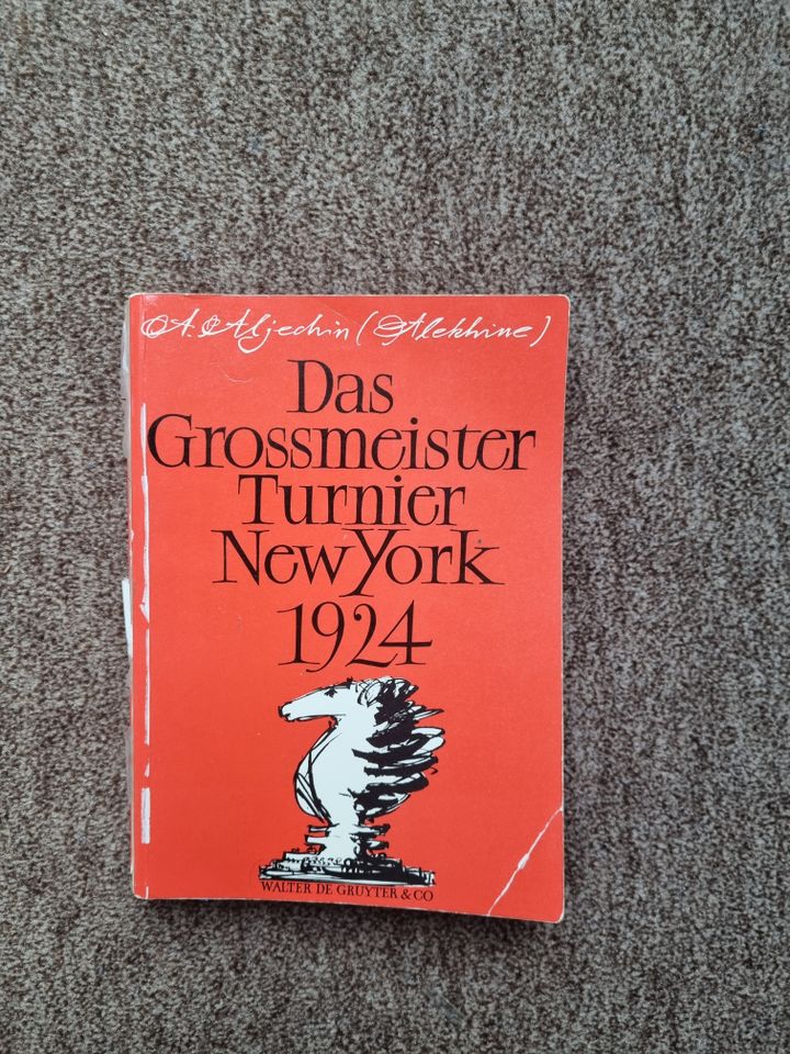 Das Grossmeister Turnier 1924, Schachbuch in Hamburg