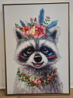 Bild 72×52cm Touched Flower Raccoon Thüringen - Jena Vorschau