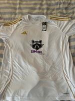 Adidas Fußball Trikot weiß gold XL neu Werbeaufdruck Simon mobil Innenstadt - Köln Altstadt Vorschau
