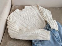 Vintage Strick Pullover Pulli Strickmuster Norweger Granny Shabby Dresden - Neustadt Vorschau