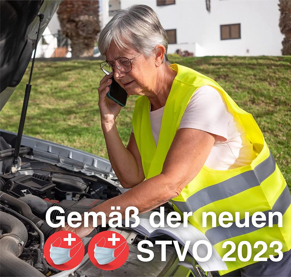 autogadget® 1x Auto Verbandskasten - Neue Norm 2023 -DIN 13164 in