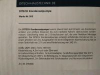 Dittech DT0046 Kondensatpumpe Hebeanlage Sachsen - Freital Vorschau